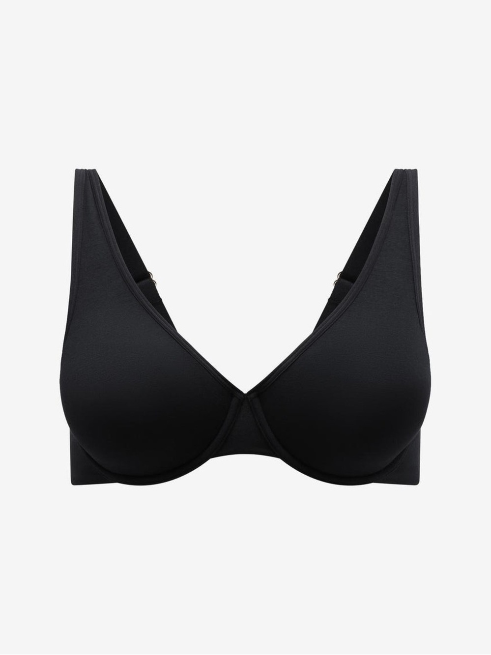 Thirdlove Black Organic Cloud Cotton Underwire Perfect Coverage Bra 34B 1/2